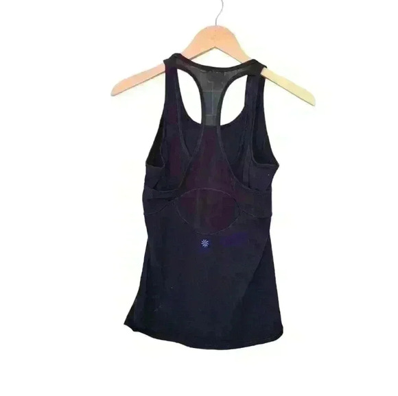Athleta Active Gym Yoga Racer back Tank Top Black - Picture 2 of 13